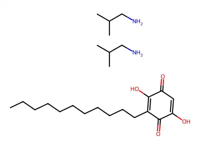 2,5-Diisobutylamino embelin structure