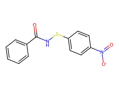 Benzamide, N-[(4-nitrophenyl)thio]- structure