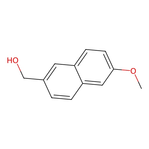 (6-Methoxynaphthalen-2-yl)methanol structure
