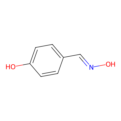 Benzaldehyde, 4-hydroxy-, oxime structure