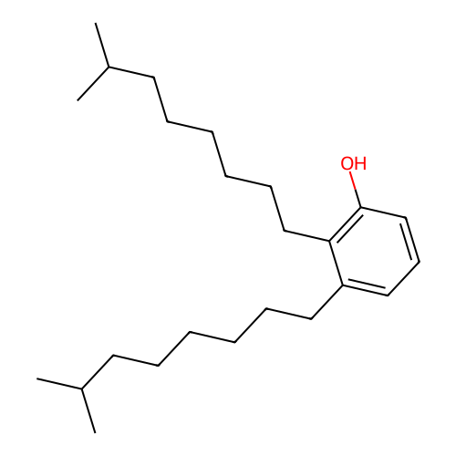 Phenol, diisononyl- structure