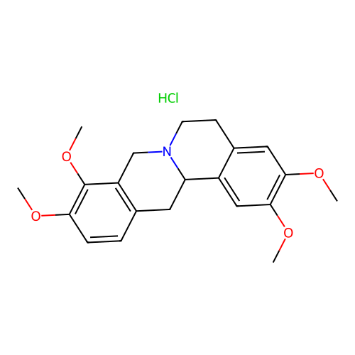 Tetrahydropalmatine hydrochloride structure