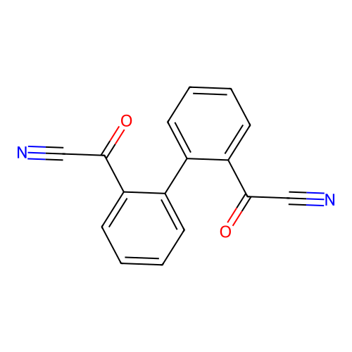 [2'-(Cyanocarbonyl)[1,1'-biphenyl]-2-yl](oxo)acetonitrile structure