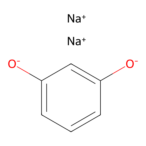 1,3-Benzenediol, sodium salt (1:2) structure