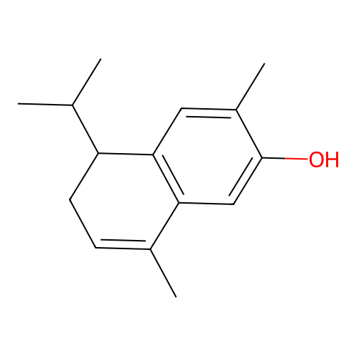 7-Hydroxy-3,4-dihydrocadalin structure