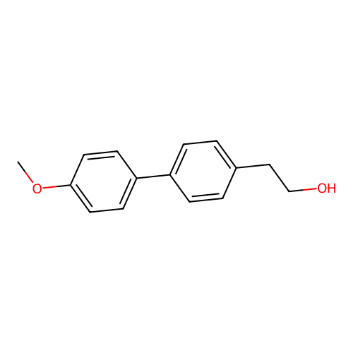 4-(4-Methoxyphenyl)phenethyl alcohol structure