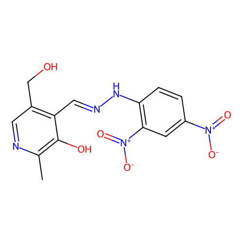 (4Z)-4-[[2-(2,4-dinitrophenyl)hydrazinyl]methylidene]-5-(hyd structure