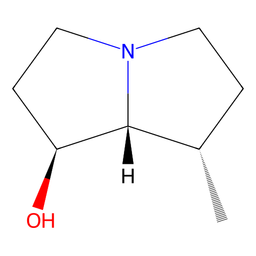 7betaH-Retronecanol structure