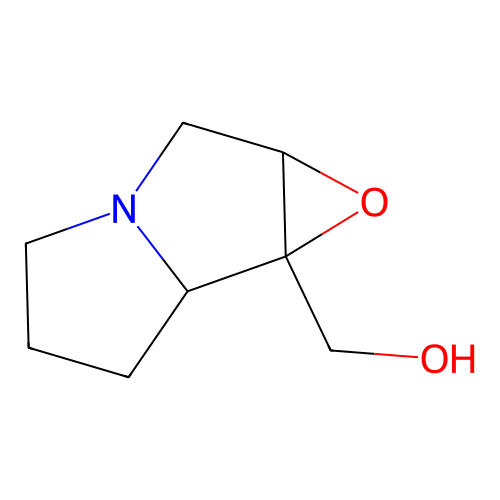{Hexahydro-1AH-oxireno[2,3-A]pyrrolizin-6B-YL}methanol structure