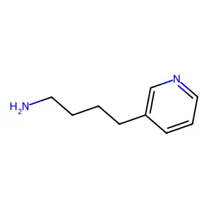 Pyridine, 3-(4-aminobutyl)- structure