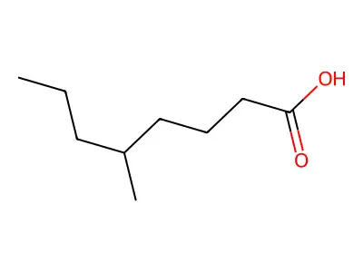 5-Methyloctanoic acid structure