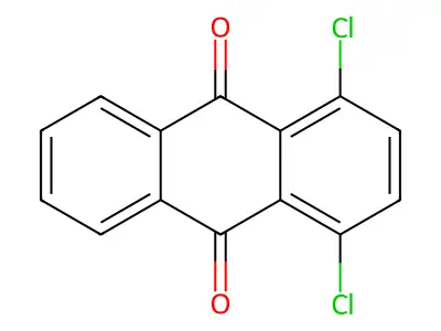 1,4-Dichloroanthraquinone structure