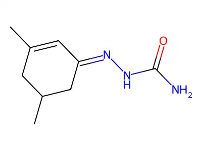 Hydrazinecarboxamide,2-(3,5-dimethyl-2-cyclohexen-1-ylidene)- structure