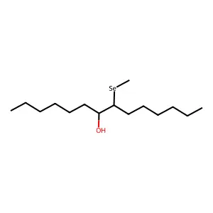 8-Methylselanyltetradecan-7-ol structure
