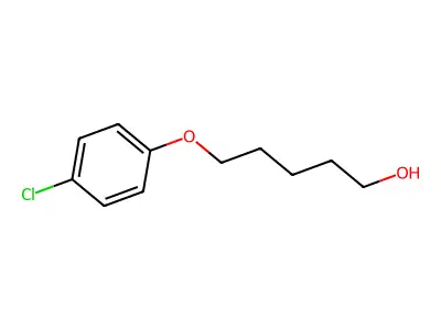 5-(4-Chlorophenoxy)pentan-1-ol structure