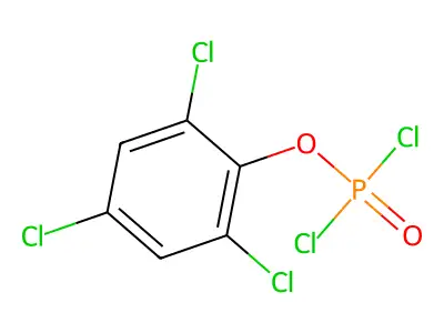 2,4,6-Trichlorophenyl phosphorodichloridate structure