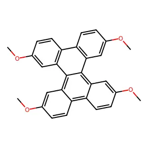 3,6,11,14-Tetramethoxydibenzo(g,p)chrysene structure