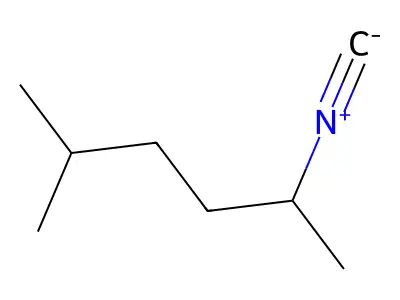 2-Isocyano-5-methylhexane structure