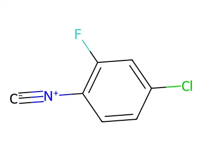 4-Chloro-2-fluoro-1-isocyanobenzene structure