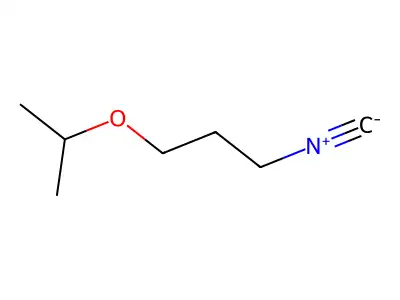 1-Isocyano-3-(1-methylethoxy)propane structure