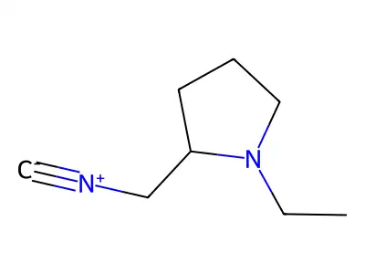 1-Ethyl-2-(isocyanomethyl)pyrrolidine structure