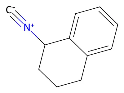 1,2,3,4-Tetrahydro-1-isocyanonaphthalene structure