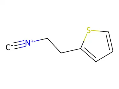 2-(2-Isocyanoethyl)thiophene structure