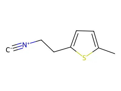 2-(2-Isocyanoethyl)-5-methylthiophene structure
