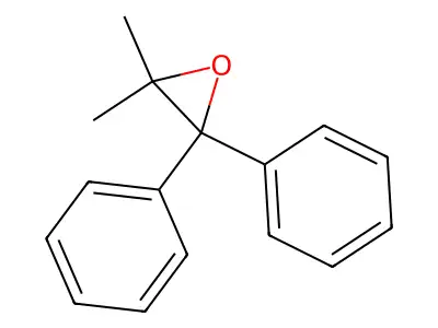 2,2-Dimethyl-3,3-diphenyloxirane structure