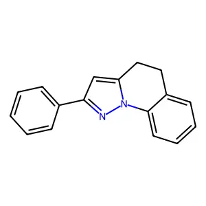 Pyrazolo(1,5-a)quinoline, 4,5-dihydro-2-phenyl- structure