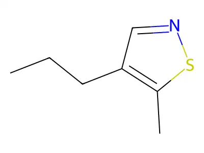 Isothiazole, 5-methyl-4-propyl- structure