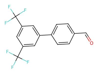 4-(3,5-Bis(trifluoromethyl)phenyl)benzaldehyde structure