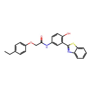 N-[3-(1,3-Benzothiazol-2-YL)-4-hydroxyphenyl]-2-(4-ethylphenoxy)acetamide structure