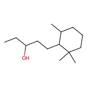 alpha-Ethyl-2,2,6-trimethylcyclohexanepropanol structure