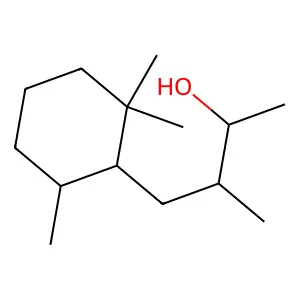 alpha,beta,2,2,6-Pentamethylcyclohexanepropanol structure