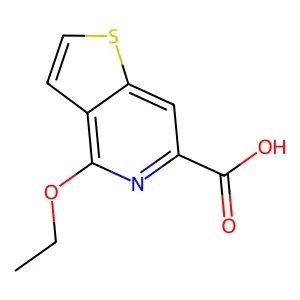 4-Ethoxythieno[3,2-c]pyridine-6-carboxylic acid structure