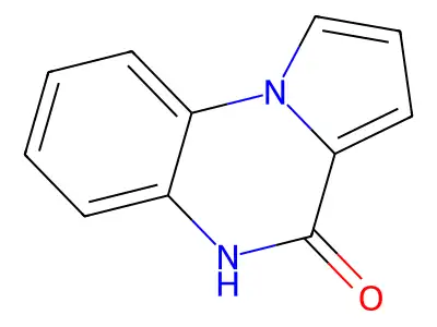 4H,5H-pyrrolo[1,2-a]quinoxalin-4-one structure