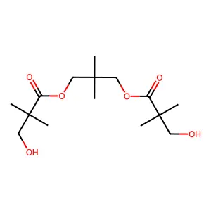 2,2-Dimethylpropane-1,3-diyl bis(3-hydroxypivalate) structure