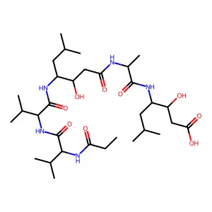 Sodium pepsinostreptin structure