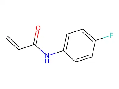 N-(4-fluorophenyl)prop-2-enamide structure