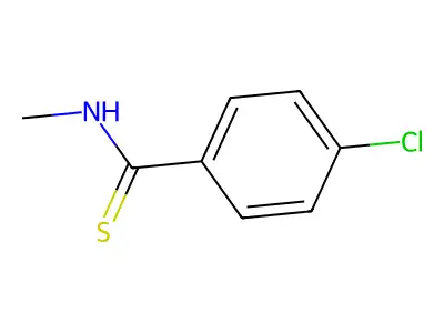 4-Chloro-N-methylbenzene-1-carbothioamide structure