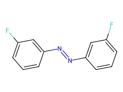 Bis(3-fluorophenyl)diazene structure