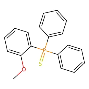(2-Methoxyphenyl)(diphenyl)sulfanylidene-lambda~5~-phosphane structure