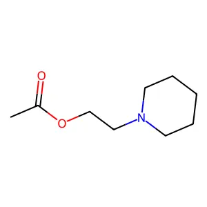 2-Piperidin-1-ylethyl acetate structure