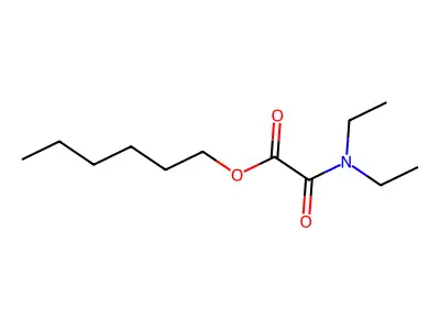 Hexyl 2-(diethylamino)-2-oxoacetate structure