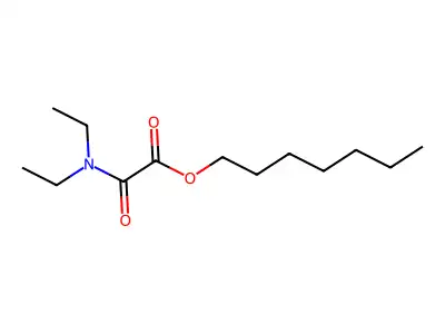 Acetic acid, (diethylamino)oxo-, heptyl ester structure