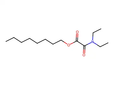 Acetic acid, (diethylamino)oxo-, octyl ester structure