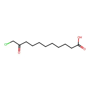 11-Chloro-10-oxoundecanoic acid structure