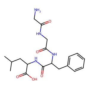 甘-甘-苯丙-亮氨酸四肽 structure