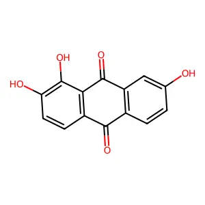 蒽紫红素 structure